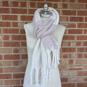 Gentle Fawn - Huntington Scarf - Cream and Pink